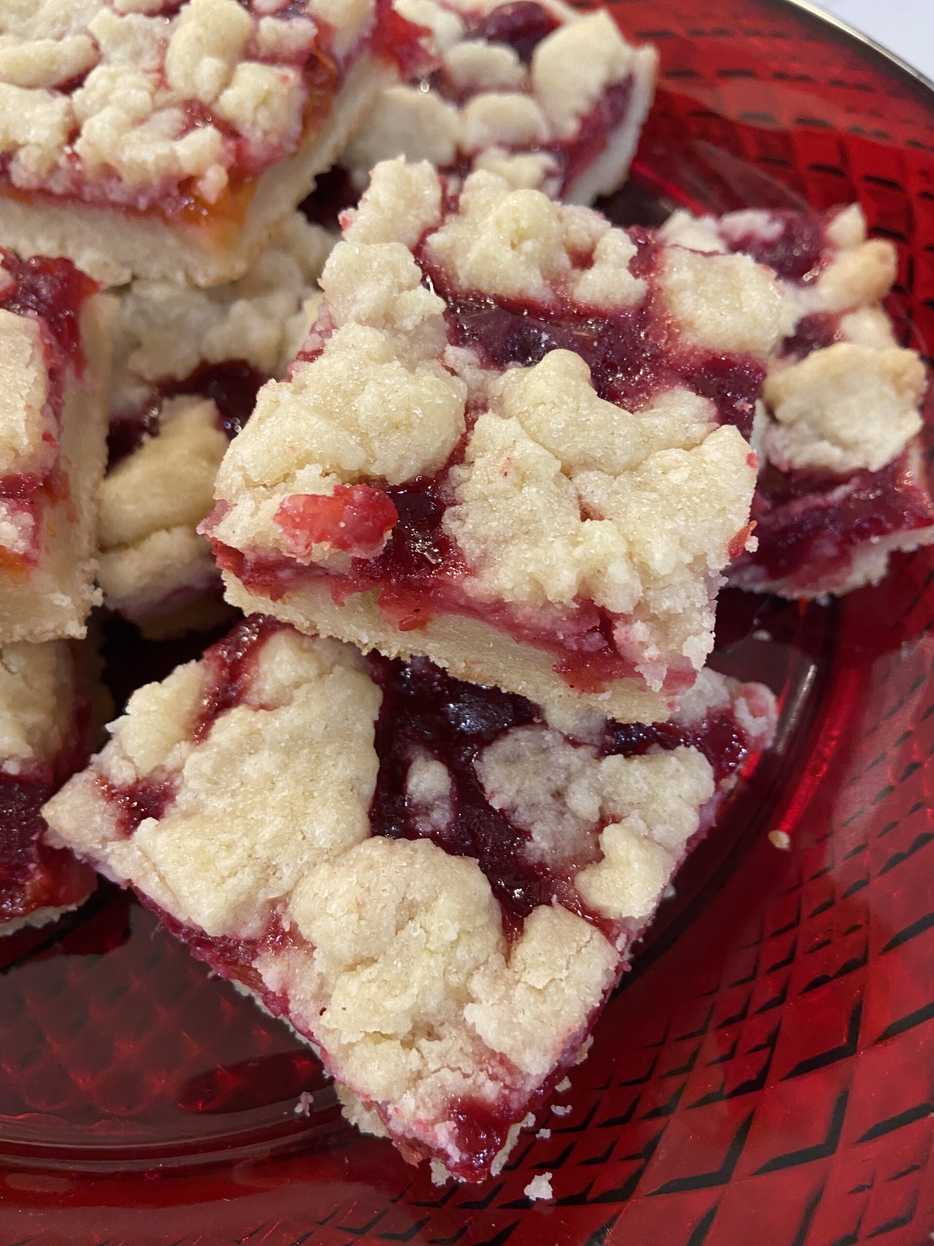 Cranberry Shortbread Bars Laura's Corner Kitchen